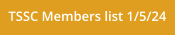 TSSC Members list 1/5/24