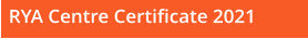 RYA Centre Certificate 2021